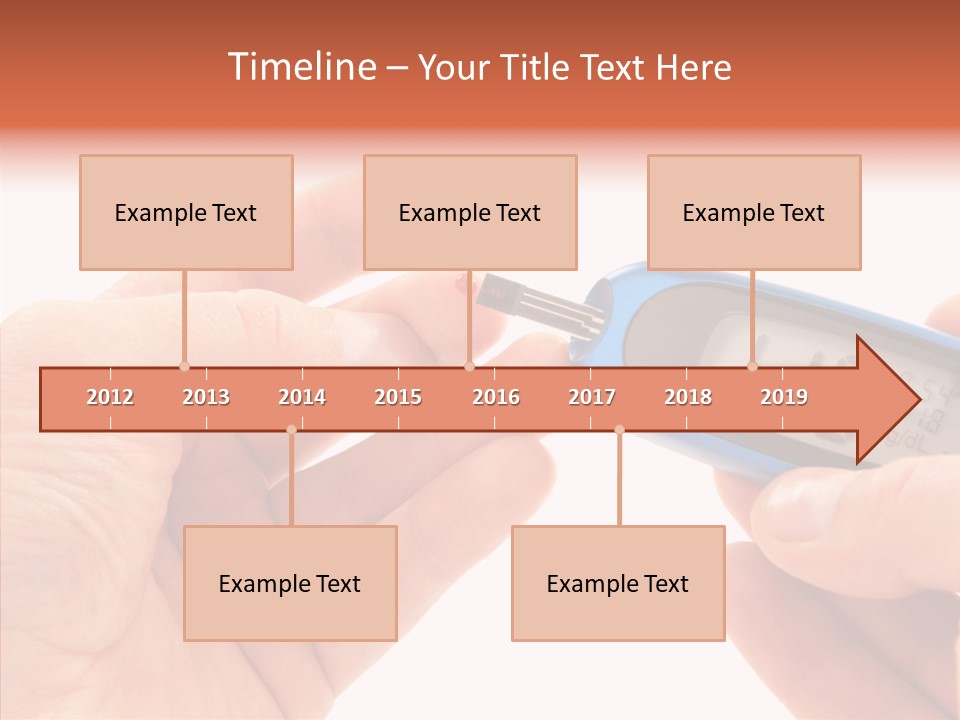 Helping Hand Elderly Hand PowerPoint Template