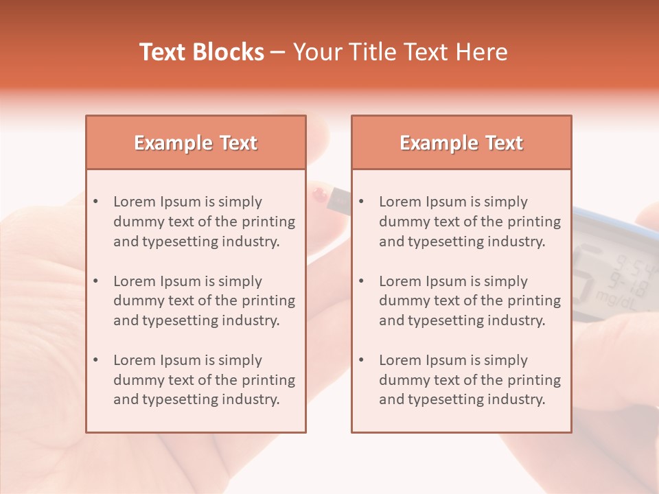 Helping Hand Elderly Hand PowerPoint Template