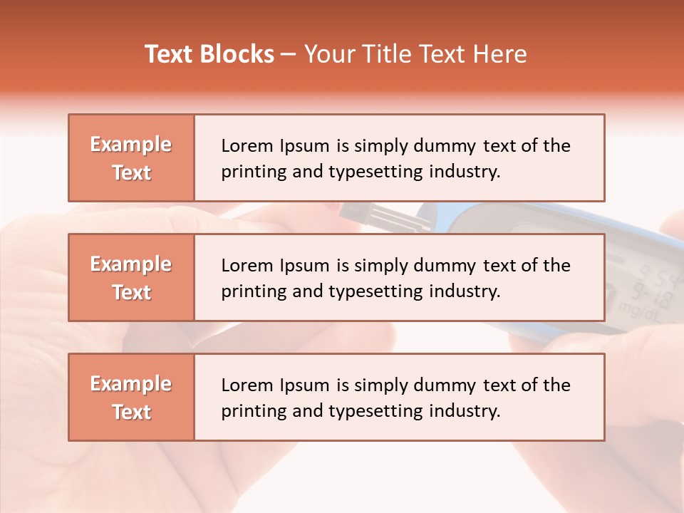 Helping Hand Elderly Hand PowerPoint Template