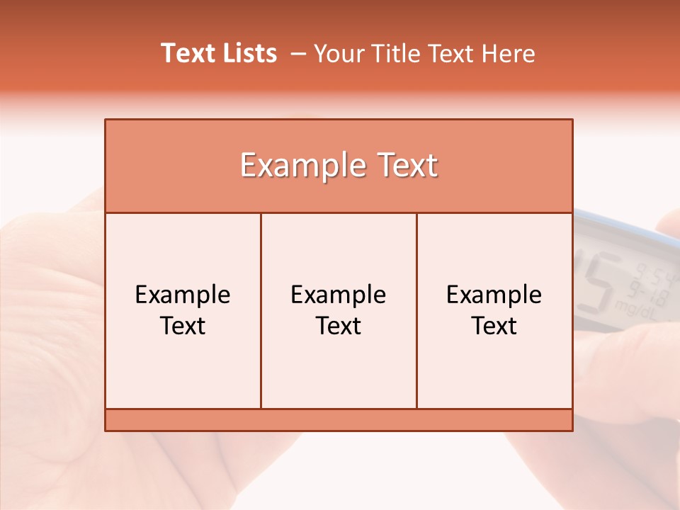 Helping Hand Elderly Hand PowerPoint Template