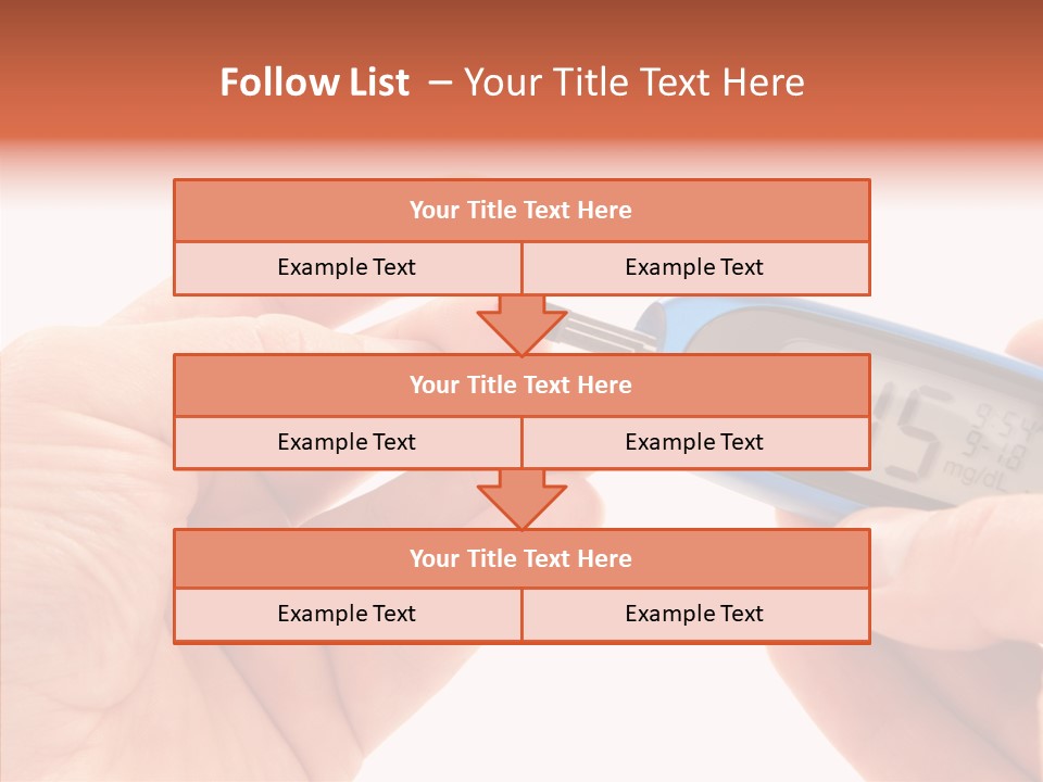Helping Hand Elderly Hand PowerPoint Template