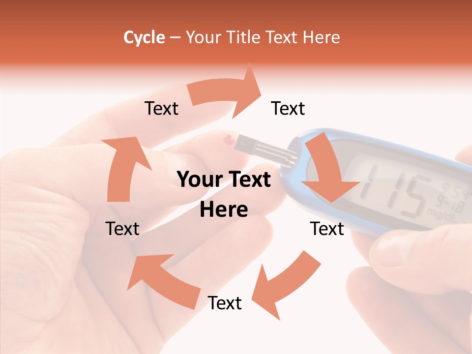 Helping Hand Elderly Hand PowerPoint Template