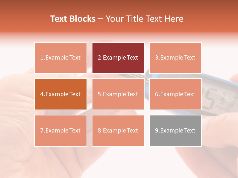 Helping Hand Elderly Hand PowerPoint Template