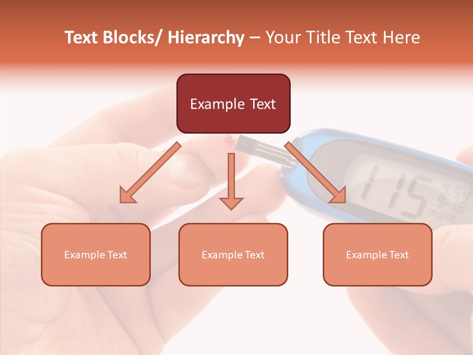 Helping Hand Elderly Hand PowerPoint Template