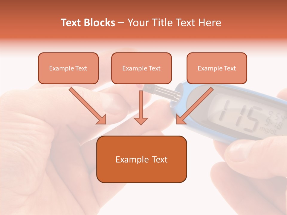 Helping Hand Elderly Hand PowerPoint Template