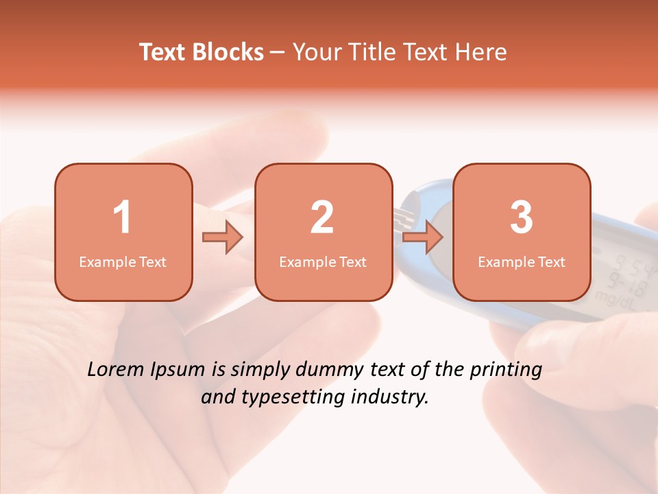 Helping Hand Elderly Hand PowerPoint Template