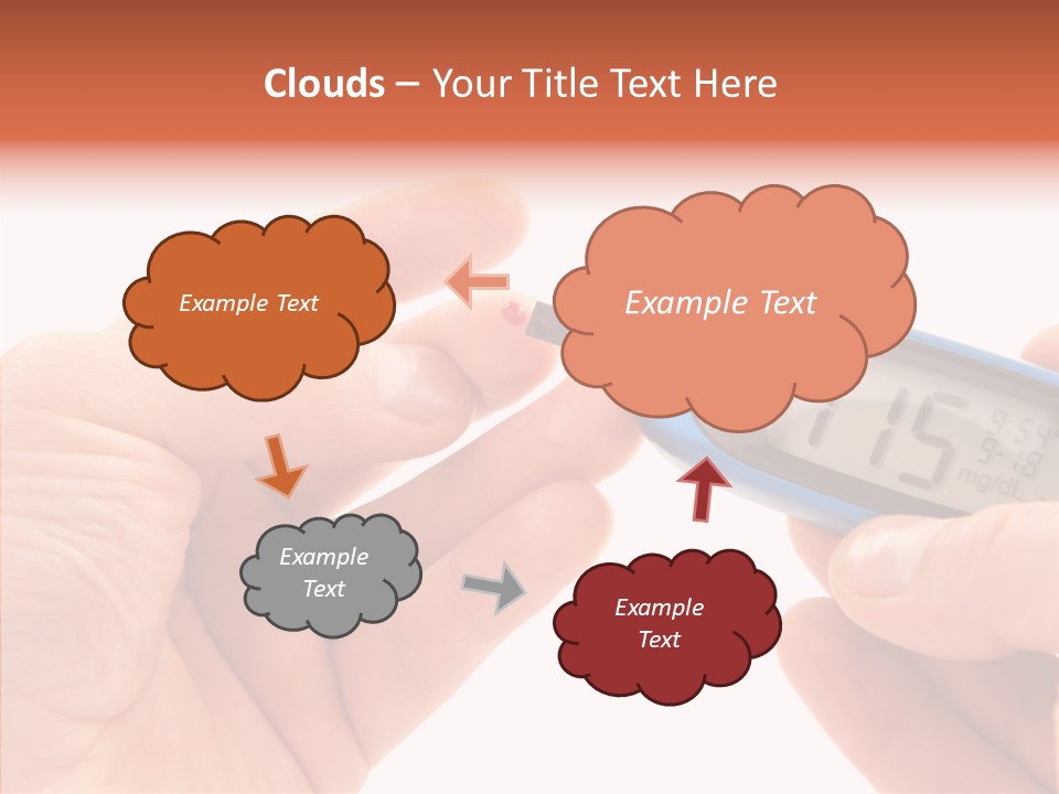 Helping Hand Elderly Hand PowerPoint Template