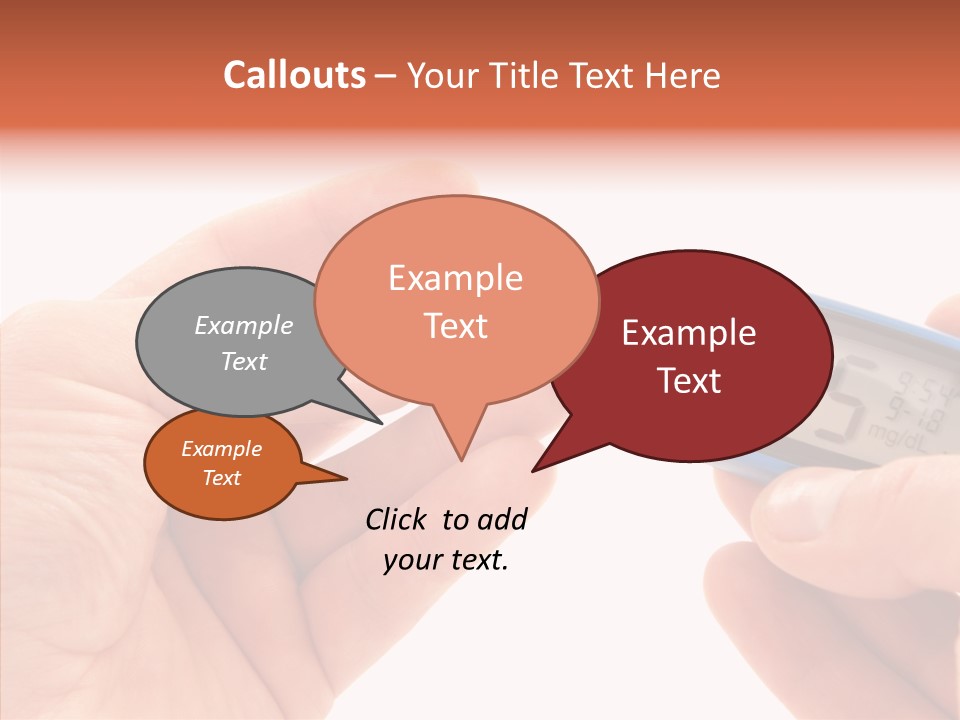 Helping Hand Elderly Hand PowerPoint Template