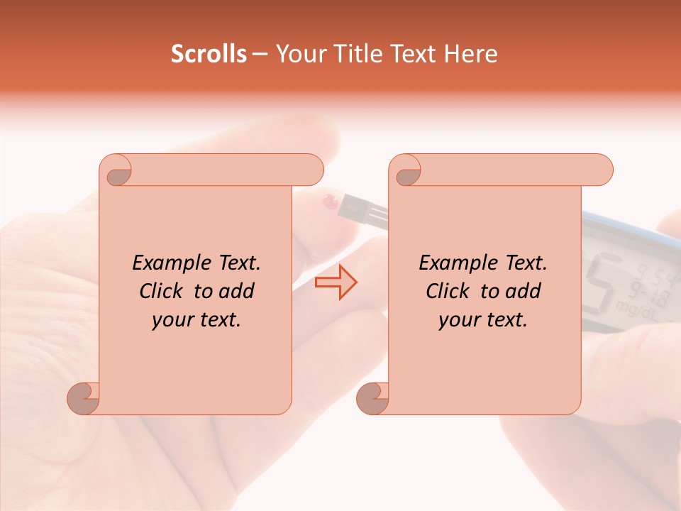 Helping Hand Elderly Hand PowerPoint Template