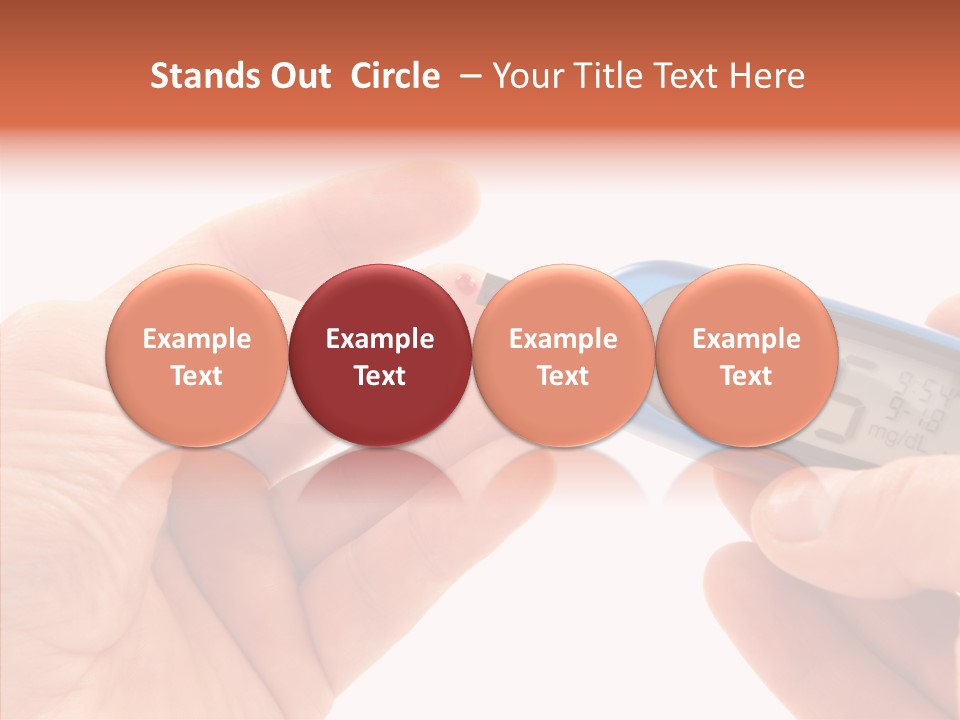 Helping Hand Elderly Hand PowerPoint Template