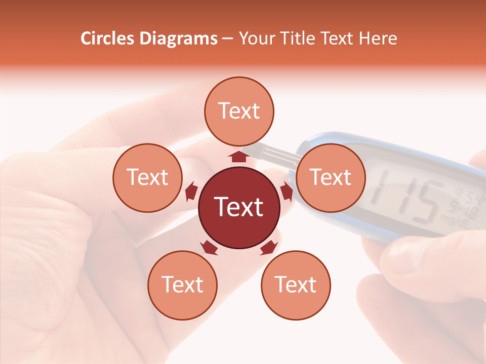 Helping Hand Elderly Hand PowerPoint Template