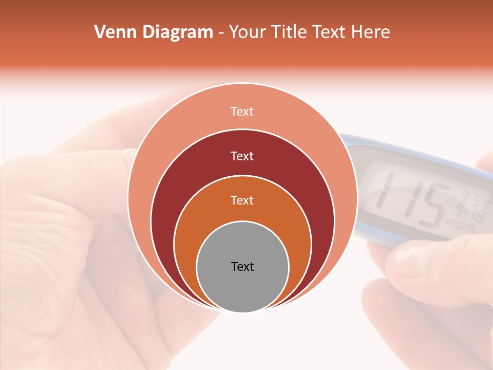 Helping Hand Elderly Hand PowerPoint Template