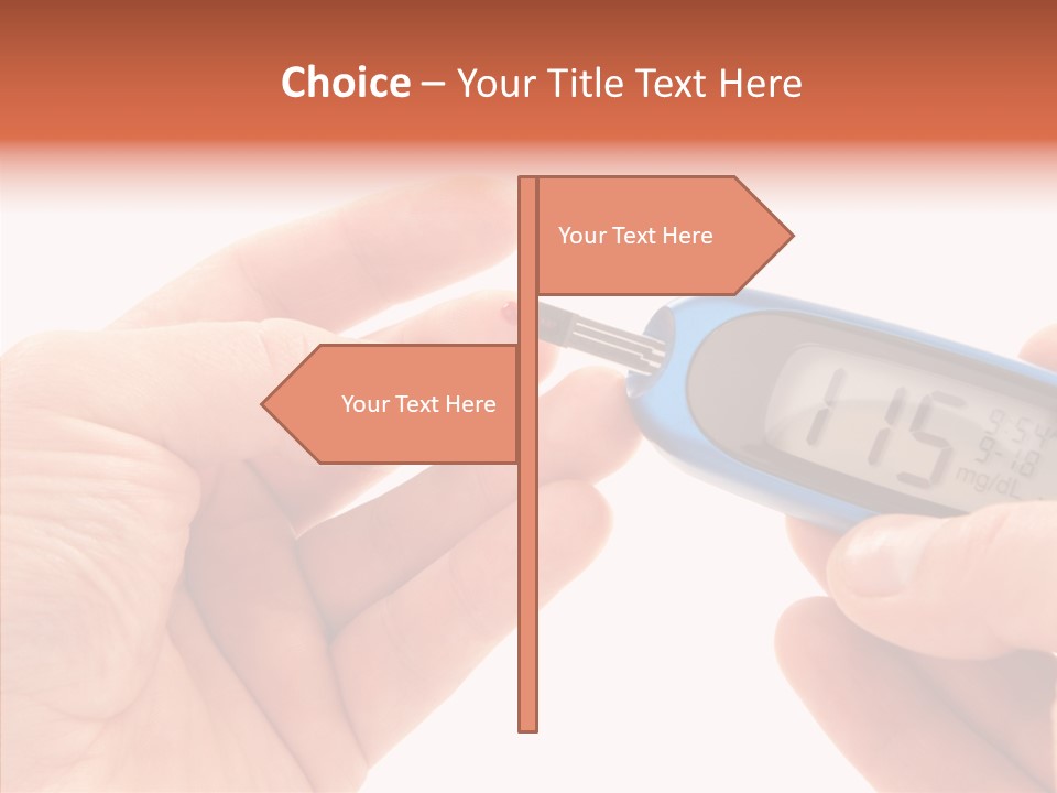 Helping Hand Elderly Hand PowerPoint Template