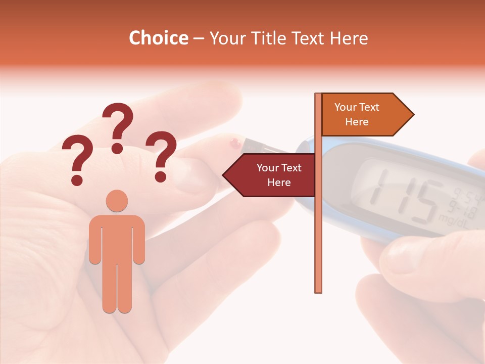 Helping Hand Elderly Hand PowerPoint Template