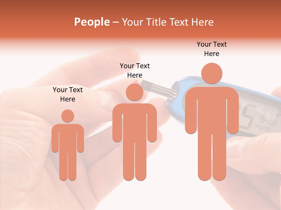 Helping Hand Elderly Hand PowerPoint Template