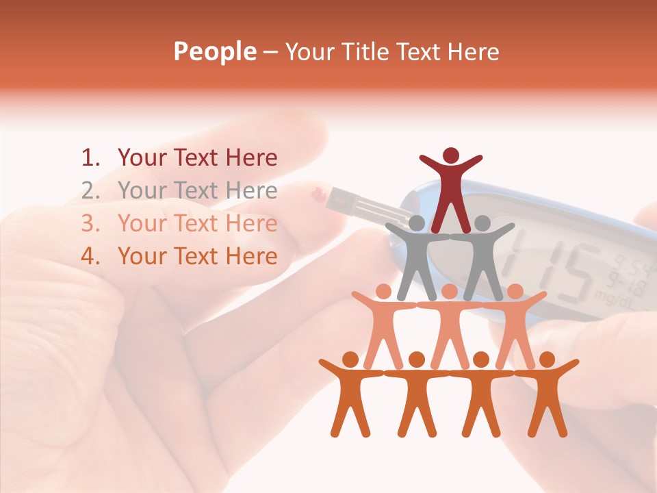 Helping Hand Elderly Hand PowerPoint Template