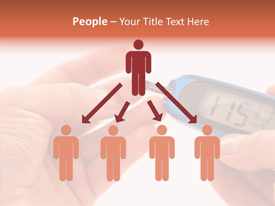 Helping Hand Elderly Hand PowerPoint Template