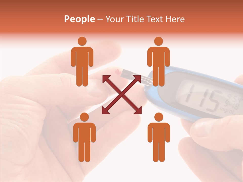 Helping Hand Elderly Hand PowerPoint Template