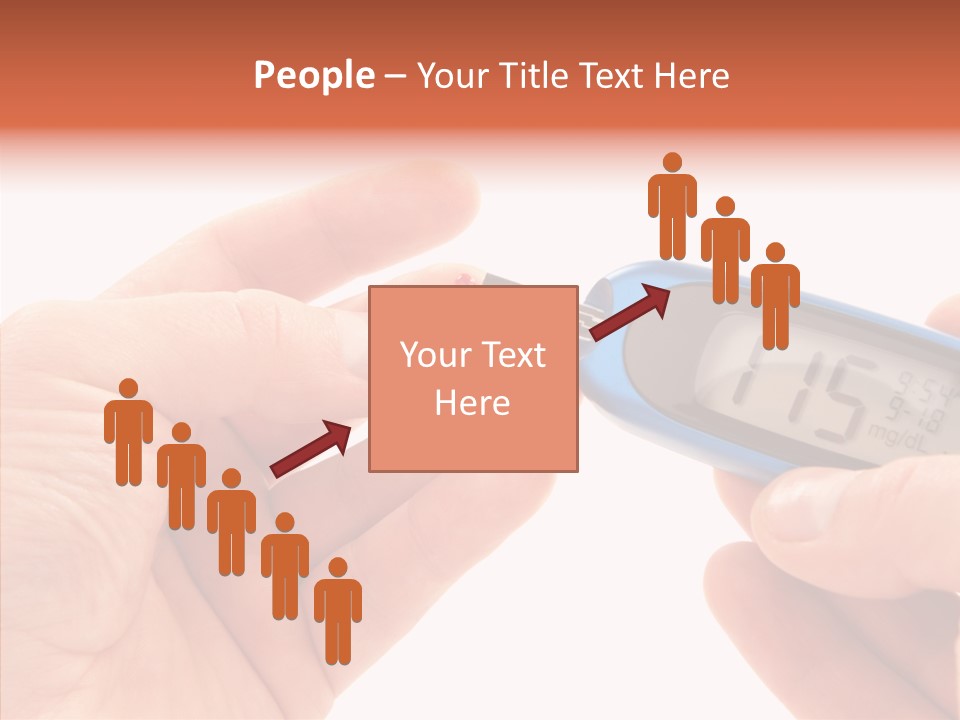 Helping Hand Elderly Hand PowerPoint Template