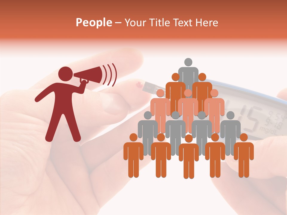 Helping Hand Elderly Hand PowerPoint Template