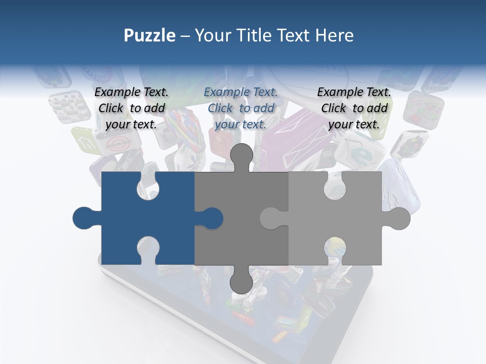 White Background Sharing Assist PowerPoint Template