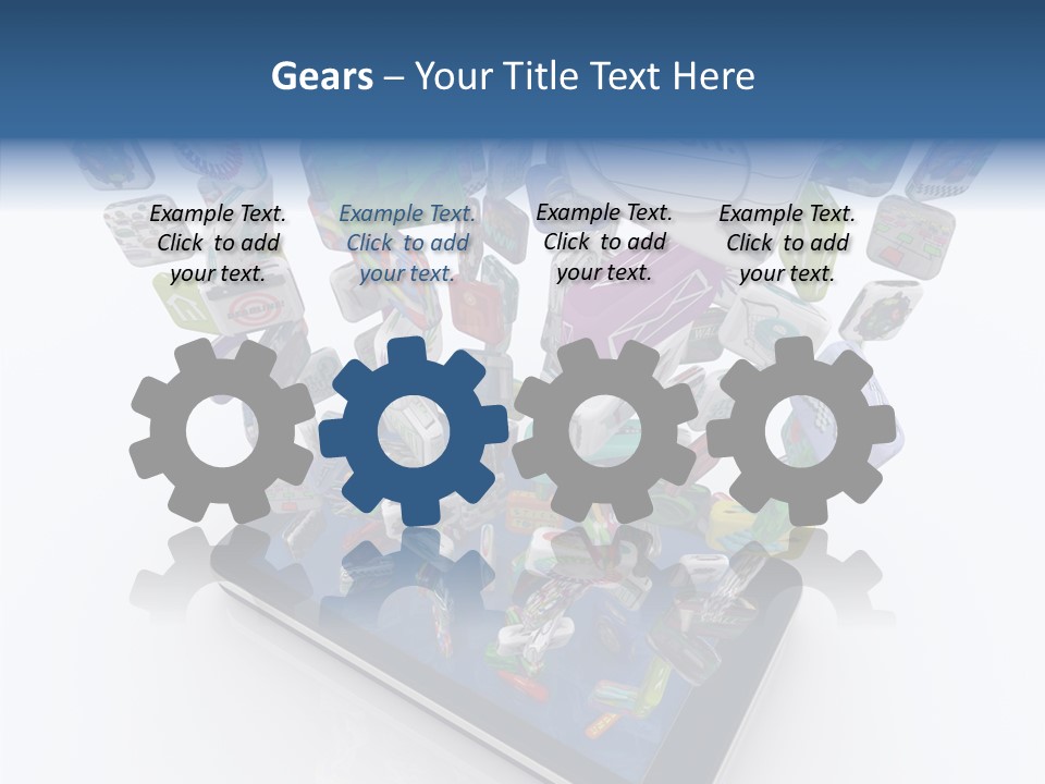 White Background Sharing Assist PowerPoint Template