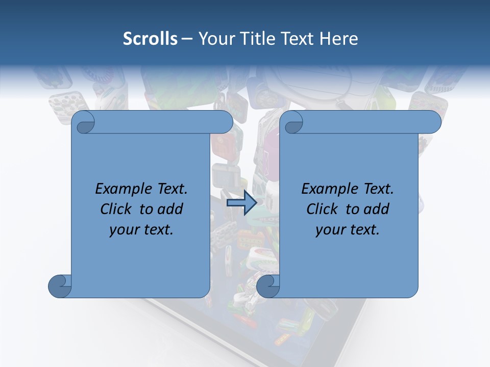 White Background Sharing Assist PowerPoint Template