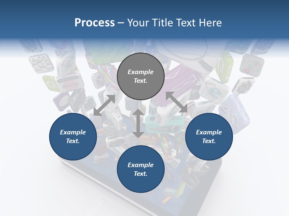 White Background Sharing Assist PowerPoint Template