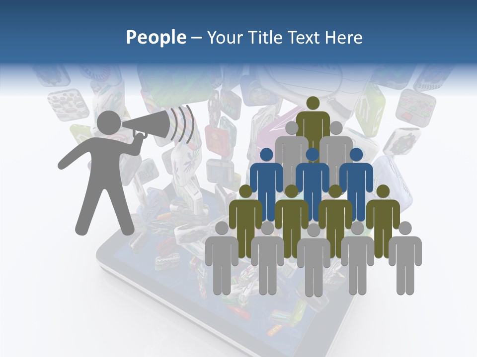 White Background Sharing Assist PowerPoint Template