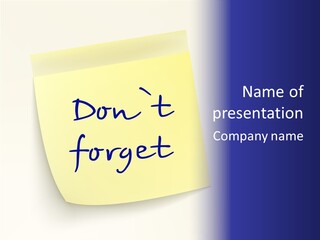 Female White Senior PowerPoint Template