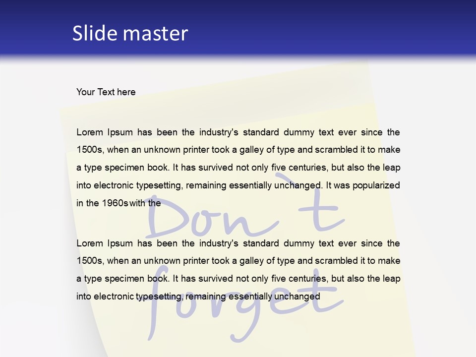 Female White Senior PowerPoint Template