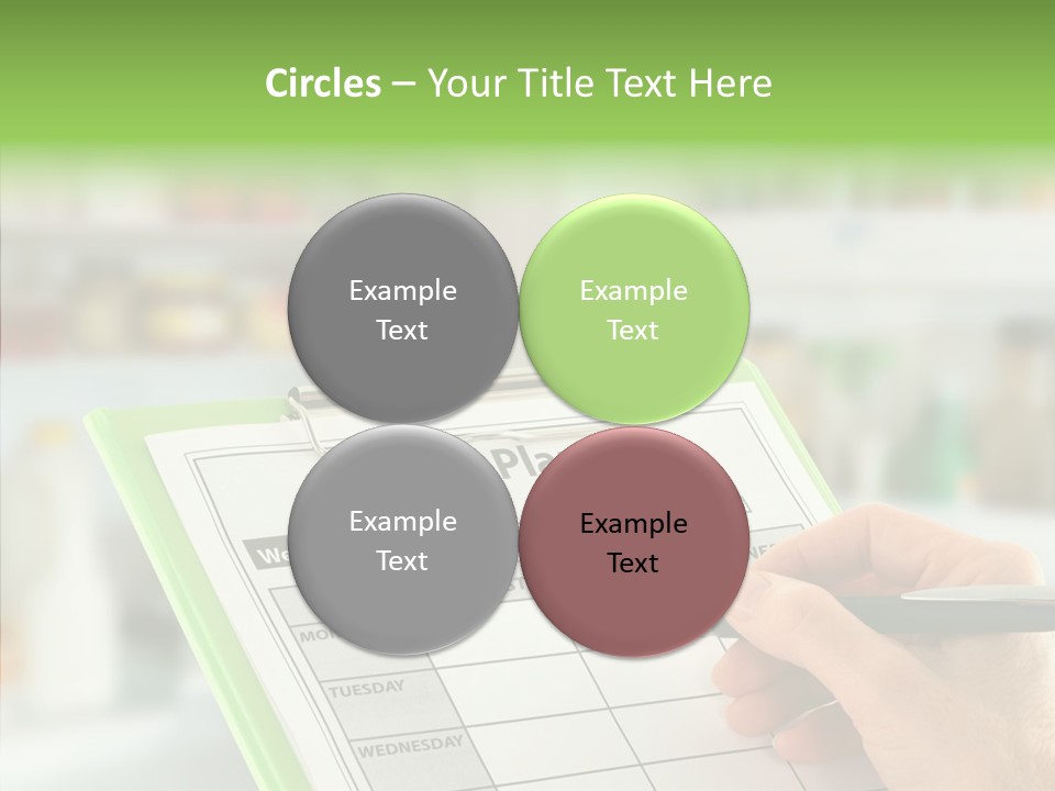 White Background Women Close Up PowerPoint Template