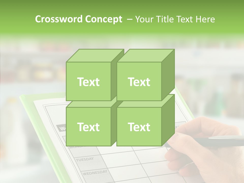 White Background Women Close Up PowerPoint Template