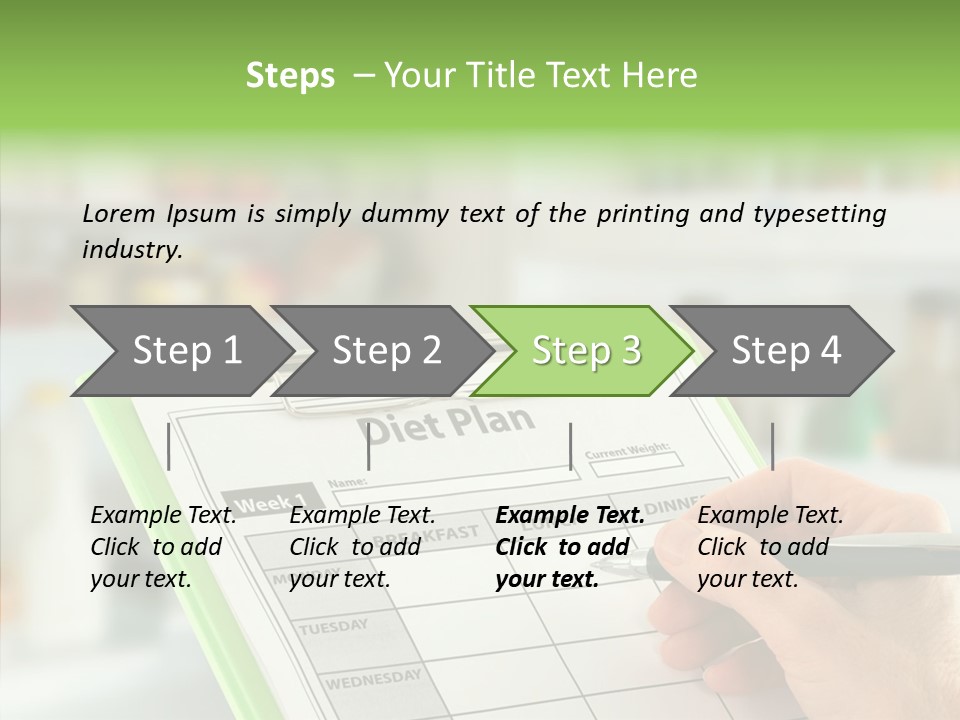 White Background Women Close Up PowerPoint Template