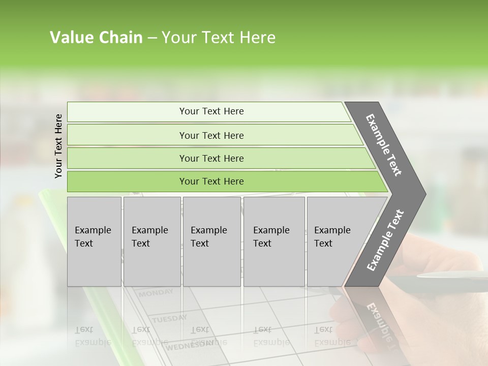 White Background Women Close Up PowerPoint Template