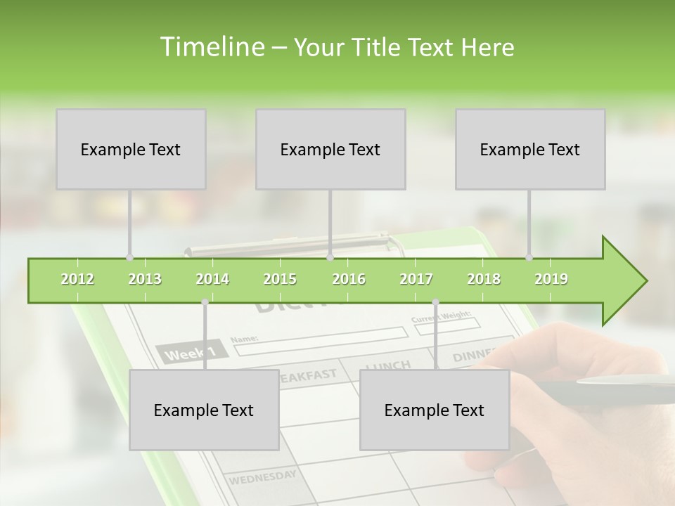 White Background Women Close Up PowerPoint Template