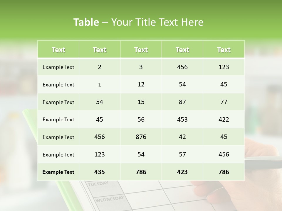 White Background Women Close Up PowerPoint Template