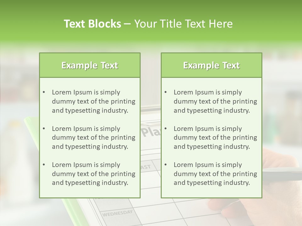 White Background Women Close Up PowerPoint Template