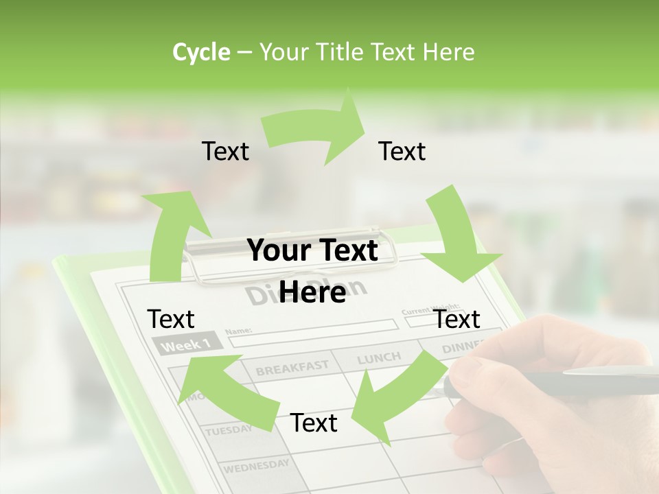 White Background Women Close Up PowerPoint Template