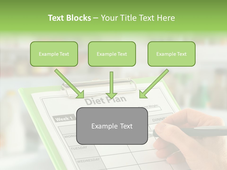 White Background Women Close Up PowerPoint Template