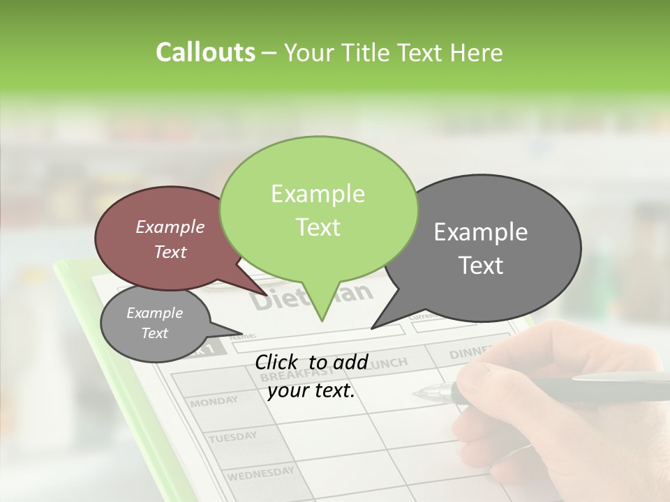 White Background Women Close Up PowerPoint Template