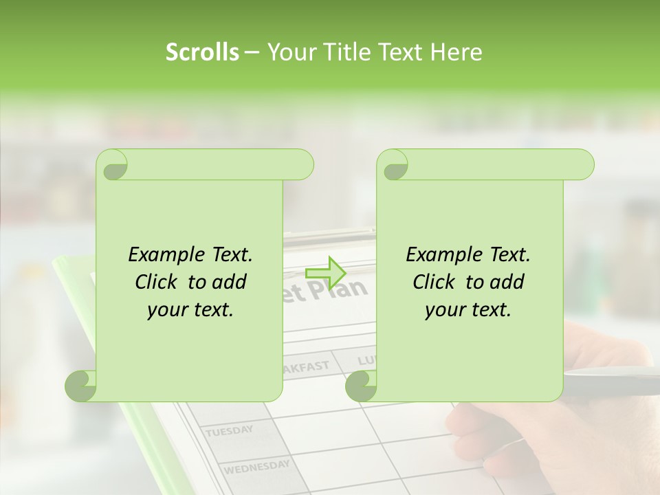 White Background Women Close Up PowerPoint Template