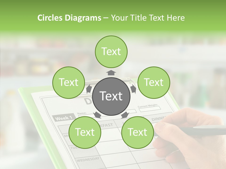 White Background Women Close Up PowerPoint Template