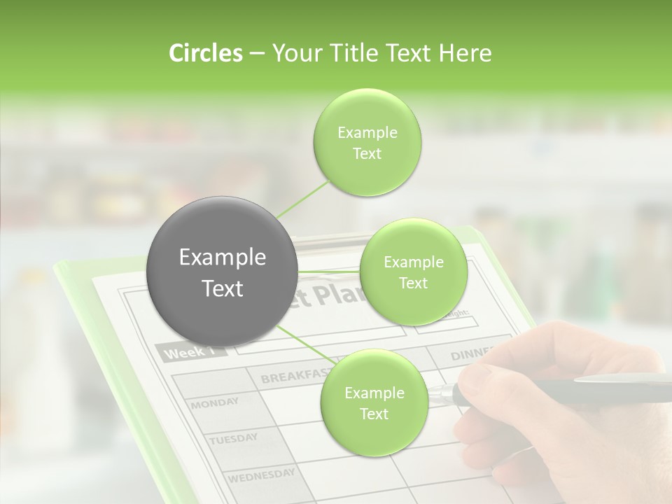 White Background Women Close Up PowerPoint Template