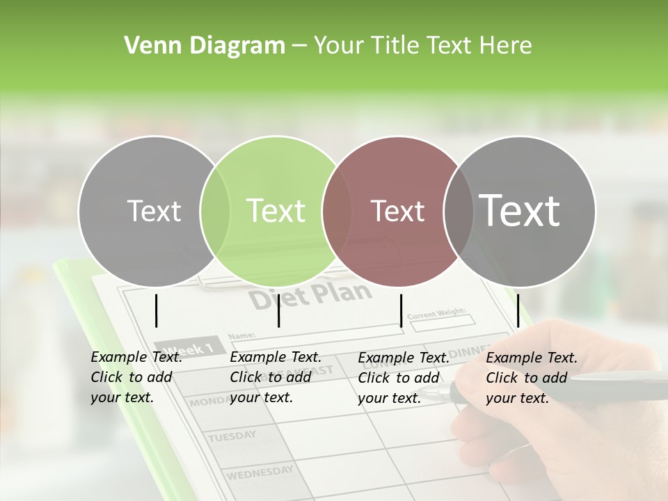 White Background Women Close Up PowerPoint Template