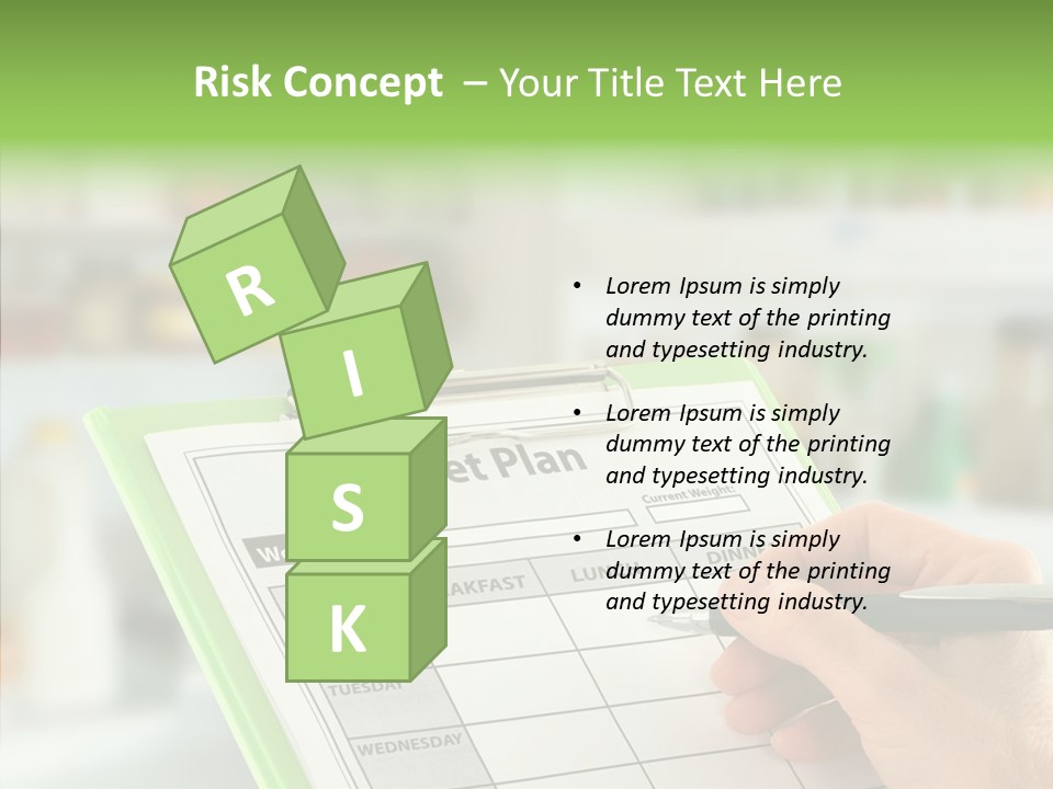 White Background Women Close Up PowerPoint Template