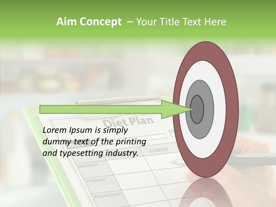 White Background Women Close Up PowerPoint Template