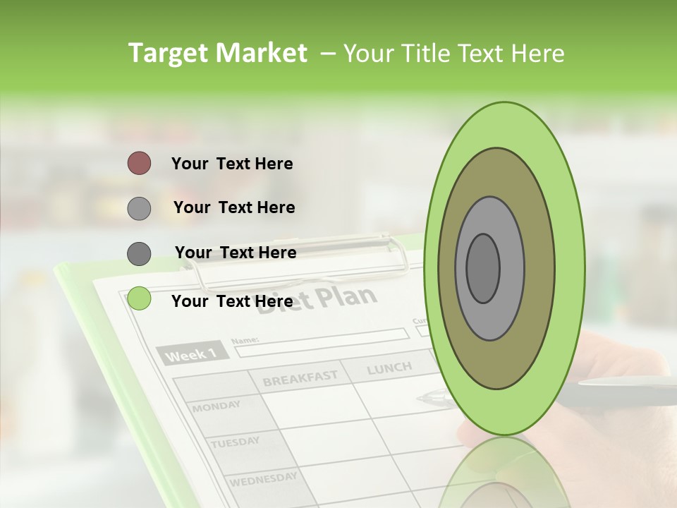 White Background Women Close Up PowerPoint Template