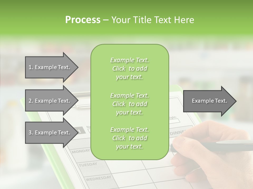 White Background Women Close Up PowerPoint Template