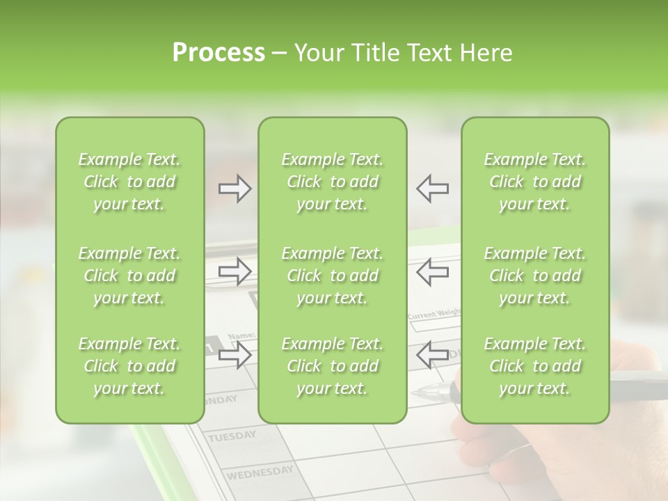 White Background Women Close Up PowerPoint Template